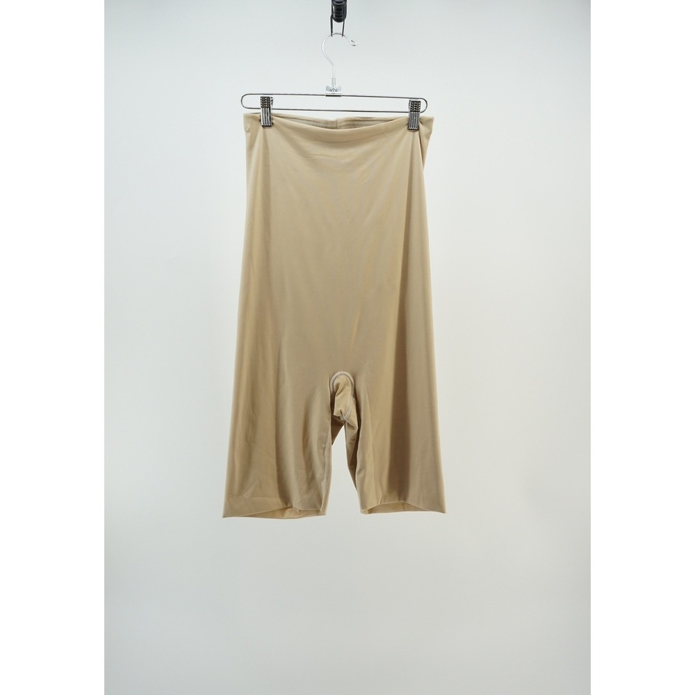 Spanx Shapewear Shorts‎ High Waisted Mid-Thigh Tummy Control Nude XL